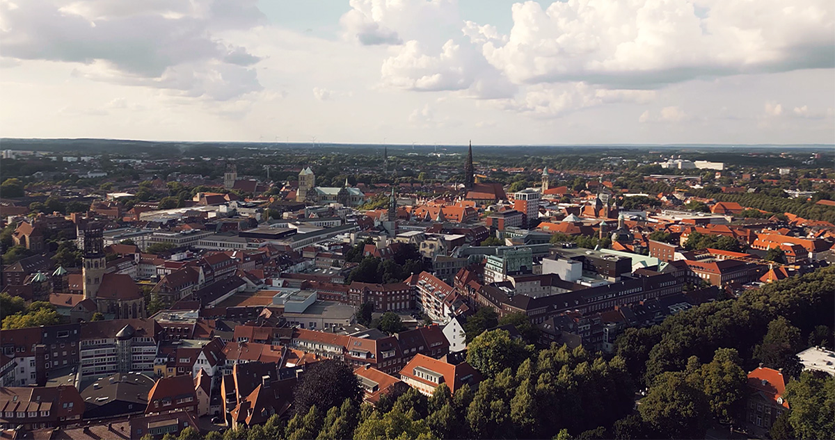 Luftbild Stadt Münster